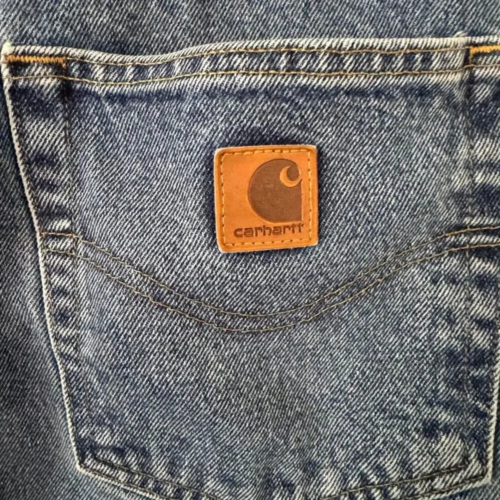 Carhartt Jeans B480 DVB Straight Traditional Fit Cotton Jeans- 36x32